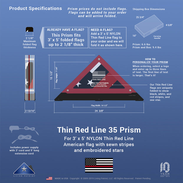 Thin Red Line 35 Prism